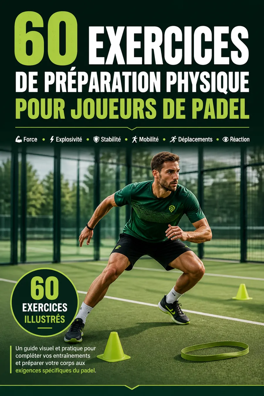 Page illustrée du guide de préparation physique pour le padel 1